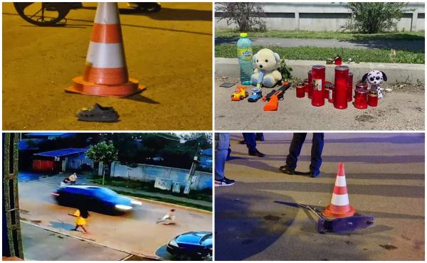 Fratele copilului de 4 ani din Buftea, lovit mortal pe trotinetă, era pasager în maşina care l-a izbit în plin. Copilul a fost târât câţiva metri