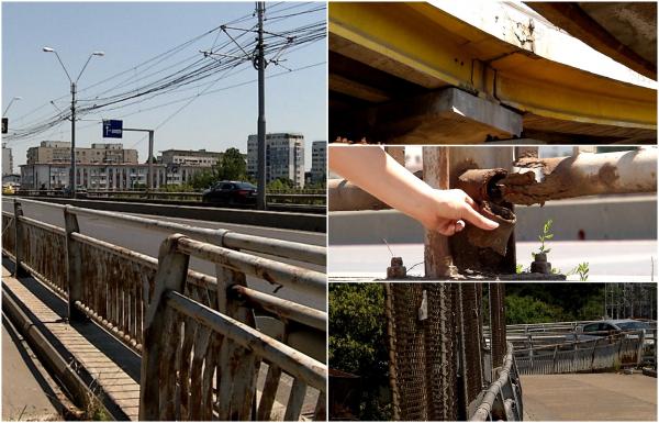 Podul Grant, vechi de 40 de ani, poate cădea la primul cutremur serios. Are deja gradul 4 de risc şi pe zi ce trece este tot mai şubred