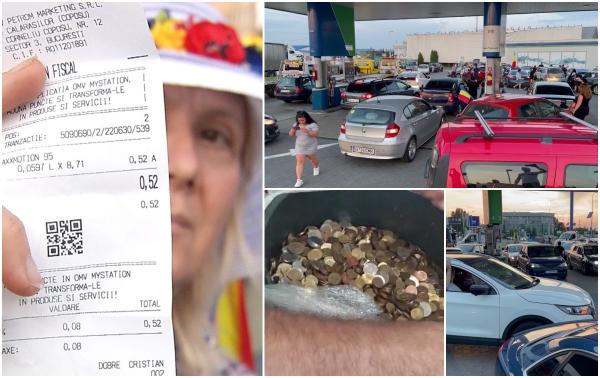 Proteste în benzinăriile din România, după ieftinirea carburanţilor: "Este strigător la cer să micşoreze cu 50 de bani"