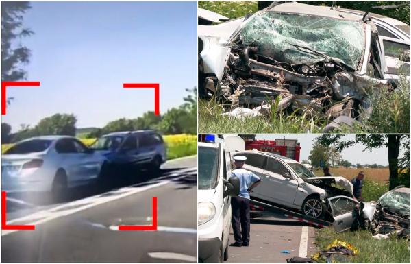 Momentul în care un şofer teribilist provoacă un accident cu 4 morţi. Vinovatul, sancţionat de zeci de ori şi cu permisul suspendat de 3 ori
