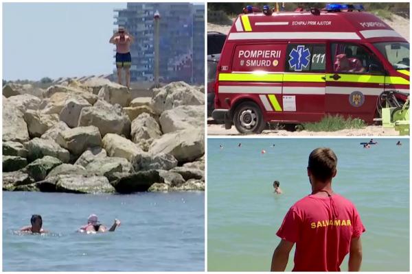 "Când urlă marea, este clar că cere o victimă". Tânăr de 19 ani, la un pas de moarte după ce s-a aruncat de pe dig, în Eforie Nord