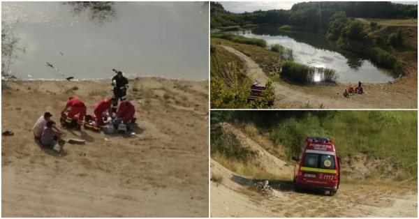 Un băiat de 15 ani s-a înecat în Laguna Albastră din Cluj. Puștiul a intrat să se răcorească și nu a mai ieșit