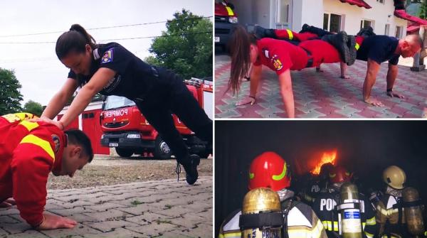 Pompierii de la ISU Suceava, faimoși pe TikTok. Postează antrenamente și imagini spectaculoase de la incendii