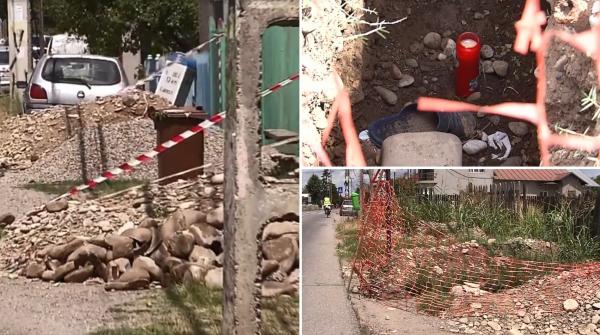 O familie din Prahova se pregătește de înmormântare, din neglijența unor muncitori. Groapă nesemnalizată, fatală pentru un bărbat