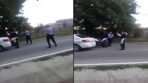 "M-am speriat". Reacţia motociclistului fugărit de poliţişti prin 3 localități și amenințat cu arma