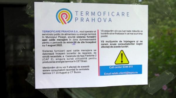 Revoltă în Ploiești după ce orașul rămâne fără apă caldă pentru o lună.  "Cum e posibil aşa ceva?"
