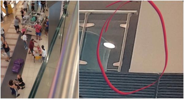 Scene de groază la mall, în Arad. Un copil de nici 2 anișori a căzut de la etaj, sub privirile îngrozite ale bunicii și surorii lui