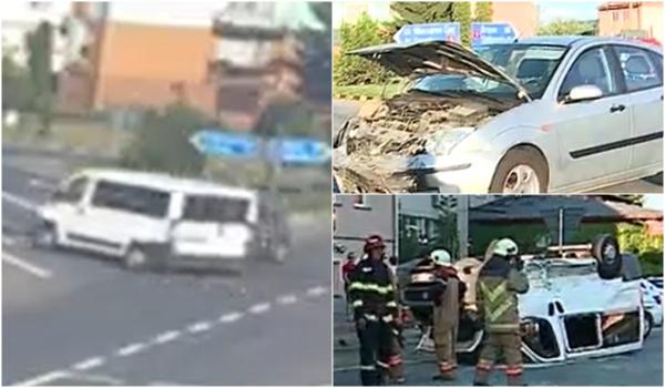 10 oameni au ajuns la spital, după o ciocnire violentă între un microbuz și un autoturism la Bălăușeri, Mureș. "Dacă intra un TIR era măcel"