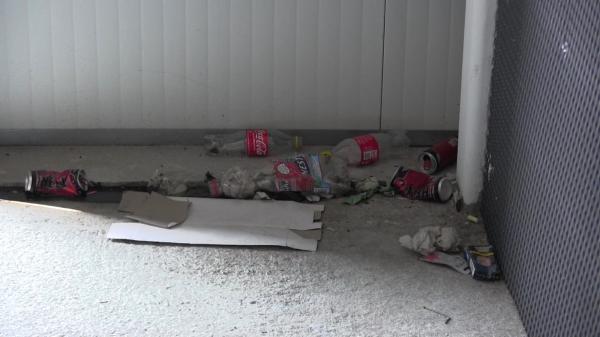 Parcare de un milion de euro, vandalizată în Arad. Teribiliştii, filmaţi când murdăresc pereţii şi smulg cablurile electrice