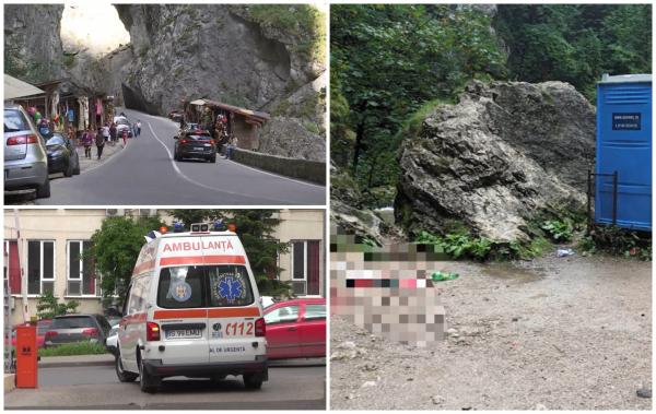 "Mi-am văzut soţul într-o baltă de sânge". Familia turistului lovit în cap de o bucată de stâncă, martoră la accidentul din Cheile Bicazului