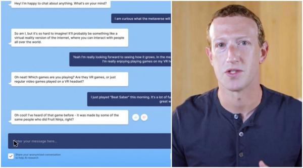 "Exploatează oameni pentru bani şi nu-i pasă". Mark Zuckerberg, jignit de propriul său chatbot