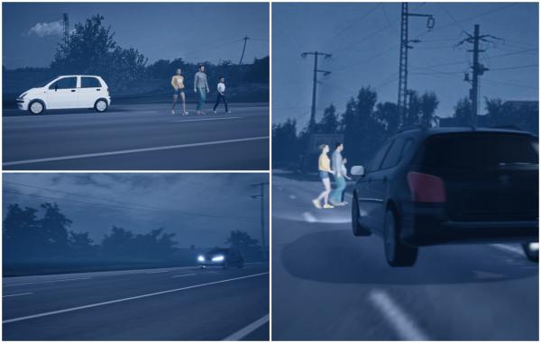ANIMAŢIE GRAFICĂ | Filmul tragediei de pe DN1. O familie, spulberată în timp ce traversa să cumpere pâine. Tatăl şi fiica de 11 ani nu au mai avut nicio şansă