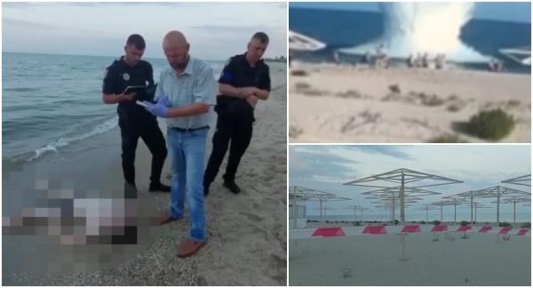 Doi tineri de 25 și 32 de ani, printre victimele exploziei unei mine în Marea Neagră. Noi imagini dramatice pe plaja din Odessa