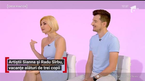 Sianna şi Radu Sîrbu, vacanţe pe litoralul românesc şi în Spania