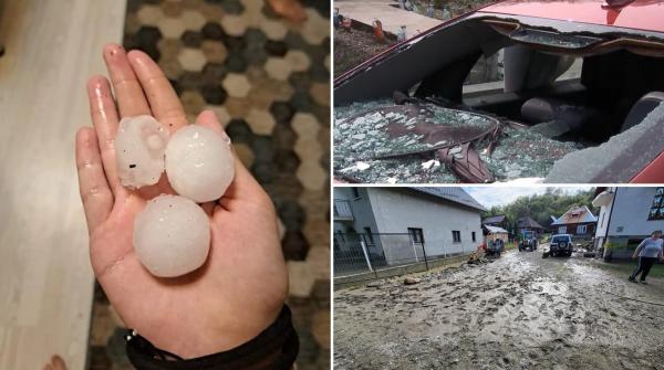 "I-a făcut Loganul daună totală!" Mărturiile oamenilor loviți năprasnic de furtuni. Și-au pus mâinile în cap când au văzut pagubele