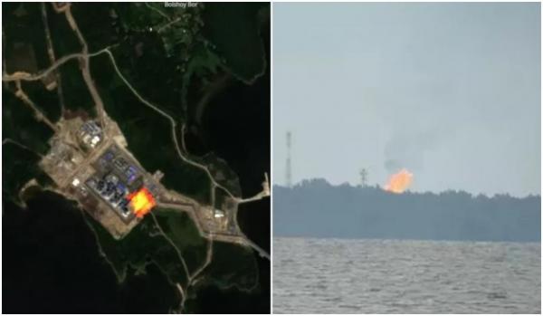 Ruşii ard gazul care ar fi trebuit livrat Europei. Distrug zilnic cantităţi de 10 milioane $ iar focul se vede din satelit