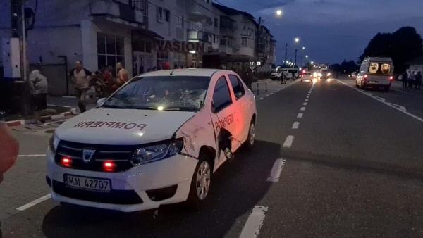 Bărbat de 49 de ani, lovit mortal pe o trecere din Bacău. A fost luat în plin de o maşină de pompieri aflată în misiune