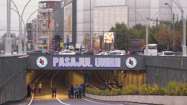 Pasajul Unirii a fost redeschis. Cum arată după reparațiile care au costat 12 milioane de euro