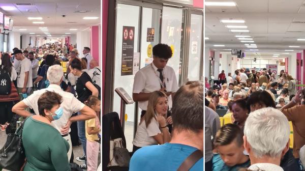 Zboruri anulate Blue Air. Scandal pe Aeroportul Otopeni, mii de oameni sunt afectați: "Așteptăm ca vitele în picioare!"