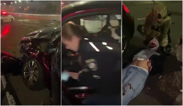 Primele imagini de la accidentul în care a fost implicat Zelenski. Președintele ucrainean a fost rănit ușor
