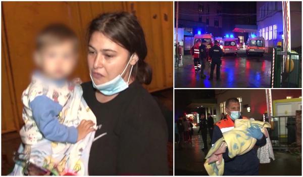 "Am luat copilul şi am fugit". Groază pentru zeci de mămici și micuții lor, după ce Spitalul Louis Ţurcanu din Timişoara s-a umplut de fum