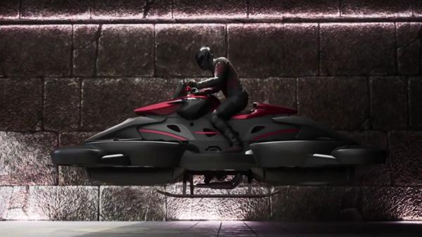 Vehicul zburător, care prinde 100 km pe oră, lansat în SUA. Cât costă "hibridul" între scuter şi dronă