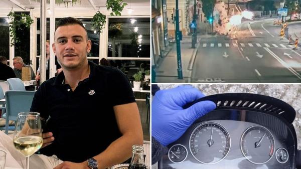 Filmul accidentului din Cluj: Nervos că a pierdut la cazino, Bogdan a gonit spre moarte cu 140 km/h. Impactul a fost devastator