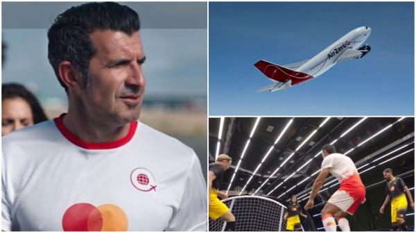 Luis Figo, record mondial. Fostul jucător de la Real Madrid și Barcelona a câștigat o partidă de fotbal în gravitate zero