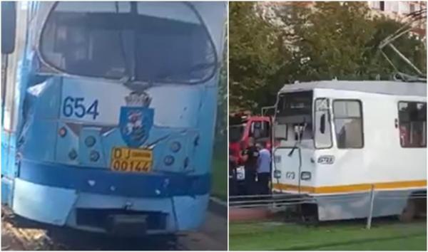 Ziua accidentelor de tramvai, în Bucureşti şi Craiova. Mai multe persoane au ajuns la spital, după ce au fost rănite în urma impactului