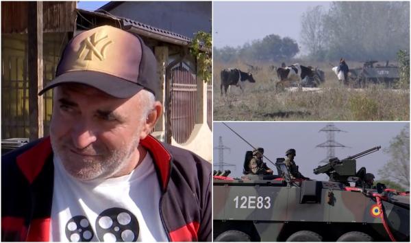 Exerciţiile militare au băgat teama într-un sat din România. "Ne ascundem lângă damigeana cu vin"