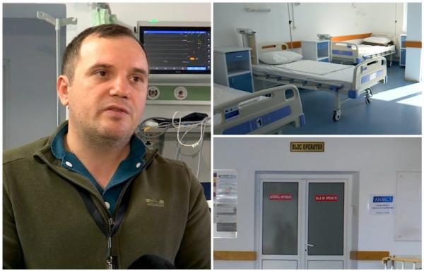 Spital cu dotări moderne şi investiţii de milioane de euro, dar fără medici. "La ATI avem unul singur, până la ora 15"