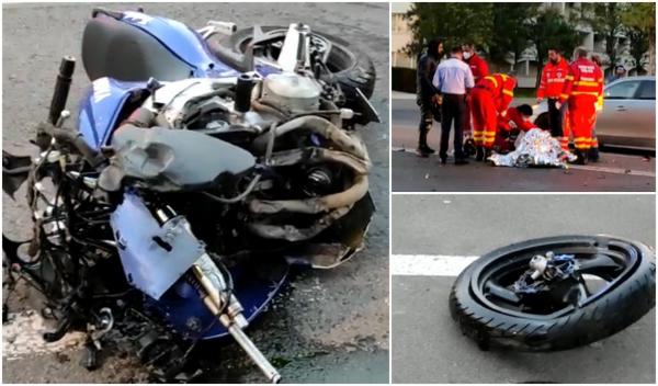 Tânăr motociclist mort pe loc, la Constanţa, după ce un şofer de 80 de ani a virat brusc, pe linie dublă continuă