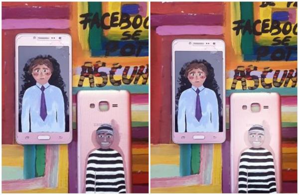 Cum a "reparat" Poliţia Română afişul în care un infractor avea tenul mai închis decât victima, după acuzaţiile de rasism