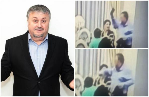 Momentul în care un senator USR loveşte în cap un bărbat, cu telefonul mobil. Alesul s-a autosuspendat din partid