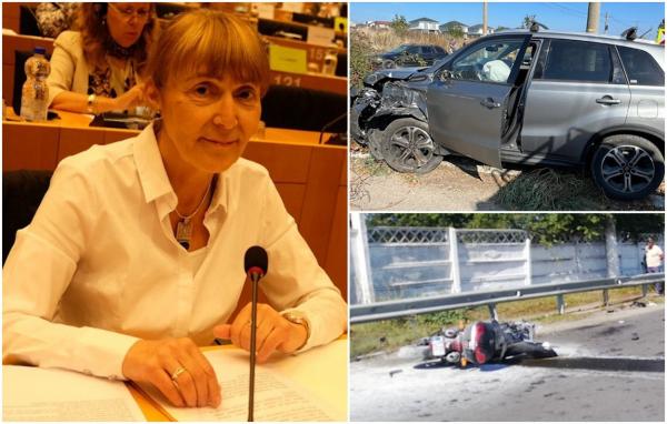 Poliţia a stabilit că Monica Macovei este vinovată de producerea accidentului din 2 Mai. Fostul ministru ar fi intrat cu mașina pe contrasens