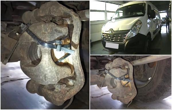 Şofer din Timiș, prins cu "şoricei" la sistemul de frânare. Mașina cumpărată din Austria i-a șocat pe inspectorii RAR