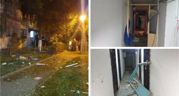 Explozie puternică într-un bloc din Bucureşti: 13 apartamente afectate, 140 de persoane au fost evacuate