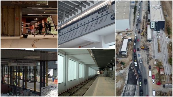 Cum arată noua staţie de metrou din sudul Capitalei. Imagini exclusive din interior