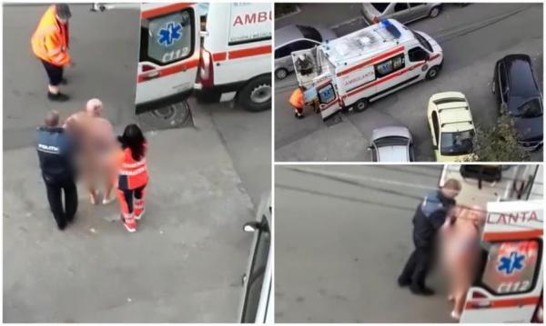 Un bărbat din Bârlad a ieşit gol puşcă în scara blocului, cu un topor în mână, şi şi-a ameninţat vecinii cu moartea
