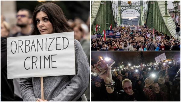 Protest cu 80.000 de oameni în stradă la Budapesta. Profesorii cer salarii mai mari, dar Viktor Orban a fost lăsat de UE fără bani