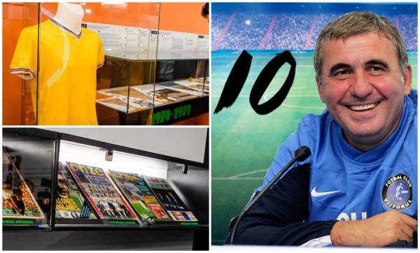 Primul muzeu dedicat fotbalului din Europa de Est, inaugurat la Bucureşti. Instalaţie "de 10" pentru Hagi