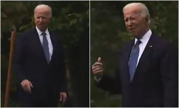 ''Încotro mergem?'' Momentul în care Joe Biden se rătăceşte în grădina de la Casa Albă