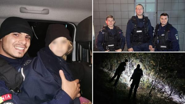 Recompensa primită de jandarmii care au salvat-o pe Valentina, fetiţa de 5 ani din Brăila care s-a rătăcit într-o zonă cu șacali și câini sălbăticiți