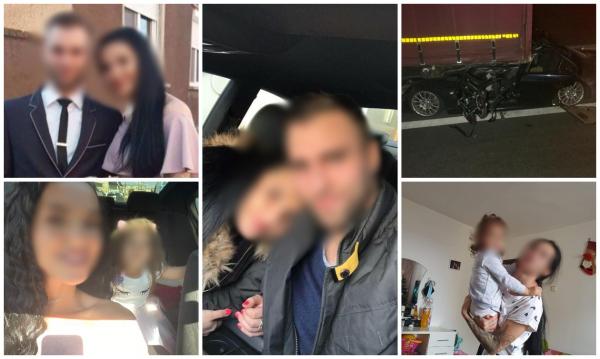 Şoferiţă de 25 de ani, posibilă sinucidere pe A1, după o ceartă cu soţul. S-a înfipt cu maşina în spatele unui camion