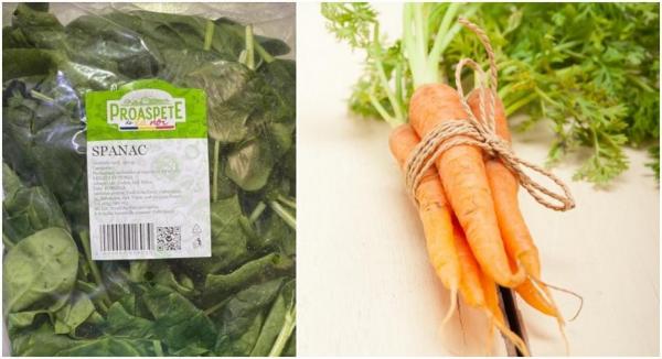 Spanac cu hepatită A, la Profi; morcovi plini de pesticide, la Metro. Produsele au fost retrase din magazine