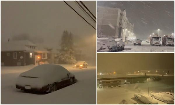 Strat de aproape 2 metri de zăpadă, așteptat să se depună în vestul statului american New York. Stare de urgență decretată în Buffalo