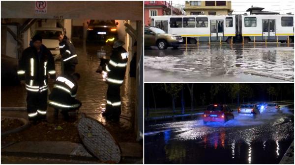 Coduri galbene de ploi şi ninsoare în întreaga ţară. În Bucureşti a plouat într-o zi cât într-o lună. Nordul ţării se acoperă cu zăpadă