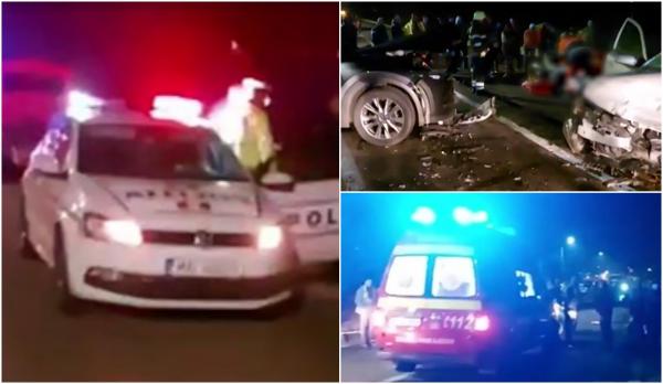 Accident violent pe o şosea din Teleorman. Un şofer de 62 de ani, prins băut la volan, a ucis un biciclist şi a lovit frontal o altă mașină