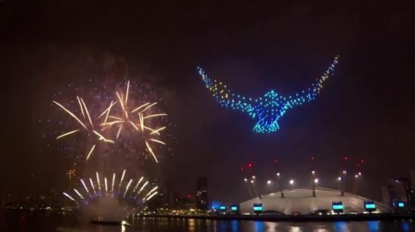 Iașiul întâmpină Anul Nou cu drone în loc de artificii. Veterinar: "Am întâlnit și cazuri de infarct după un astfel de stres"