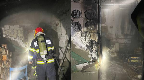 O femeie din Maramureş a ajuns în stare gravă la spital, după ce i-a explodat centrala termică. Explozia a cuprins o anexă a casei